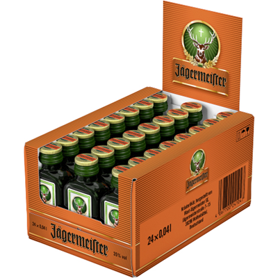 Jägermeister 35 % Vol. 24 x 0,04 L